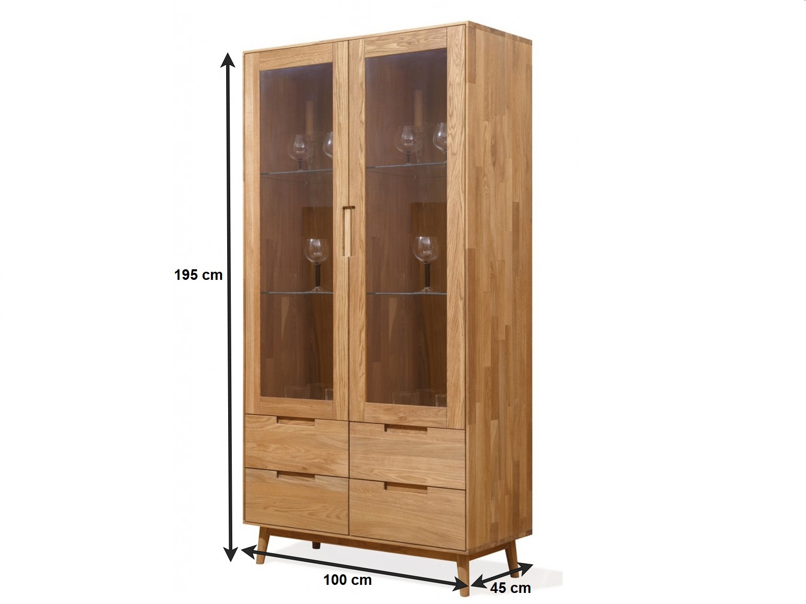 witryna Bergen nr 2D 4S Meble Magnat